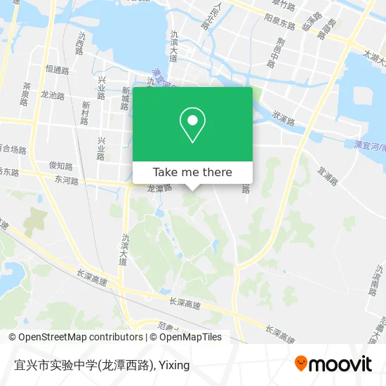宜兴市实验中学(龙潭西路) map