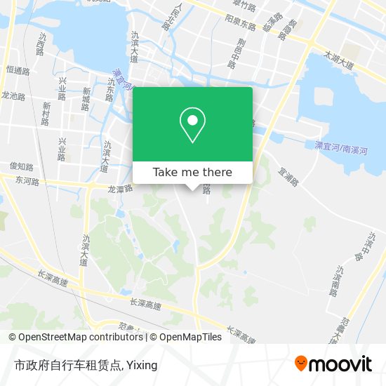 市政府自行车租赁点 map