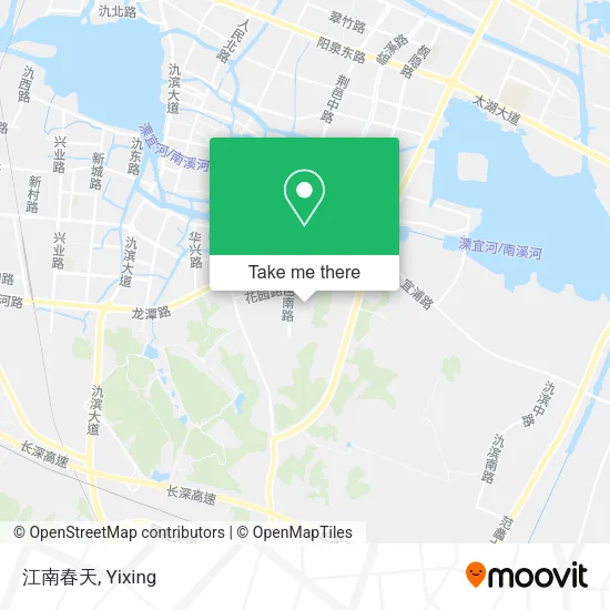 江南春天 map