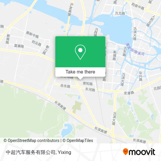 中超汽车服务有限公司 map