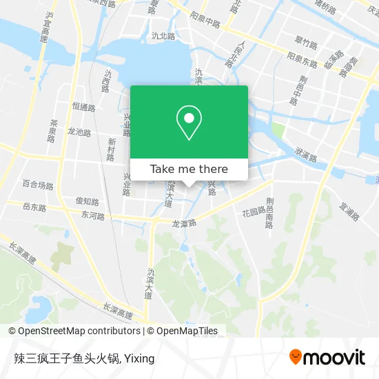 辣三疯王子鱼头火锅 map