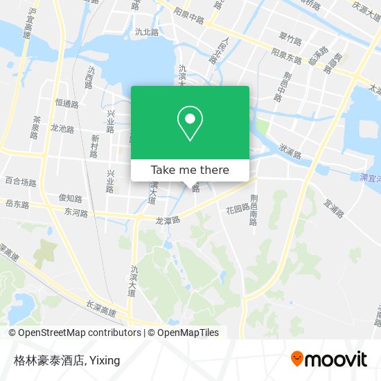 格林豪泰酒店 map