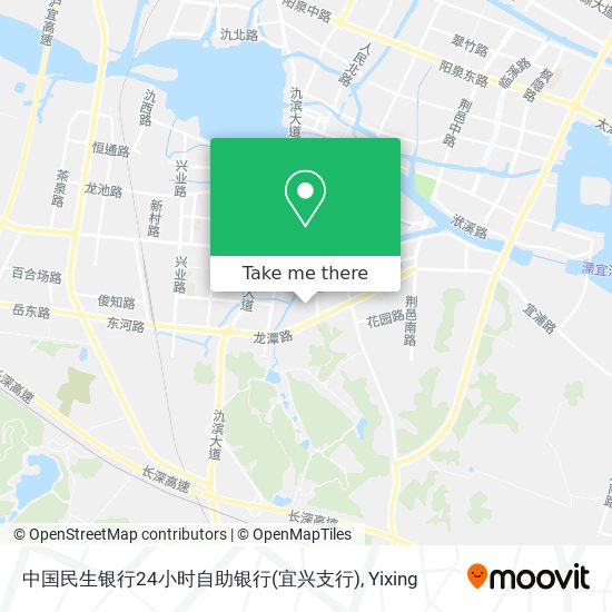中国民生银行24小时自助银行(宜兴支行) map