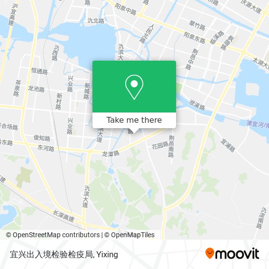 宜兴出入境检验检疫局 map