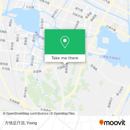 方情足疗店 map