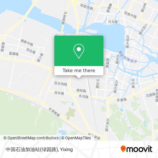 中国石油加油站(绿园路) map
