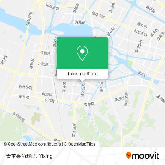 青苹果酒球吧 map