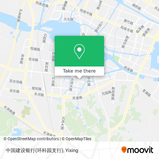 中国建设银行(环科园支行) map
