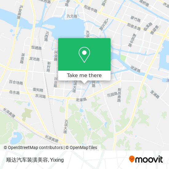 顺达汽车装潢美容 map