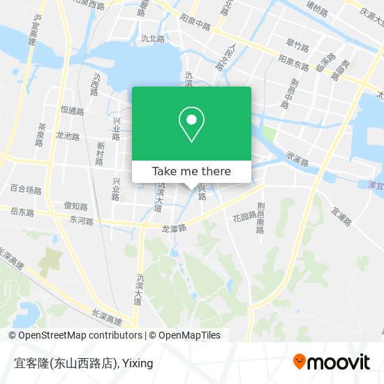 宜客隆(东山西路店) map