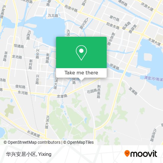 华兴安居小区 map
