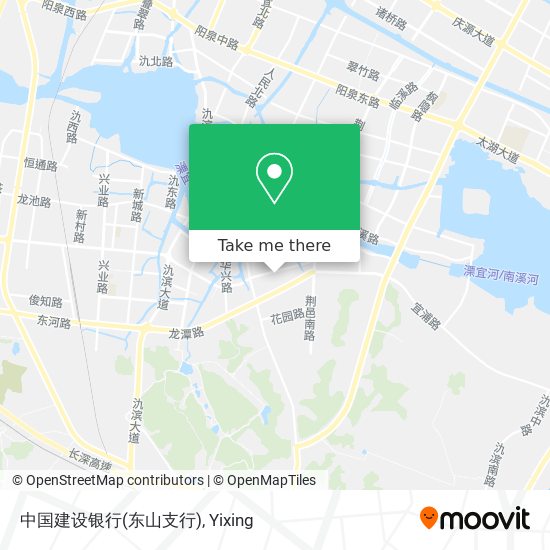 中国建设银行(东山支行) map