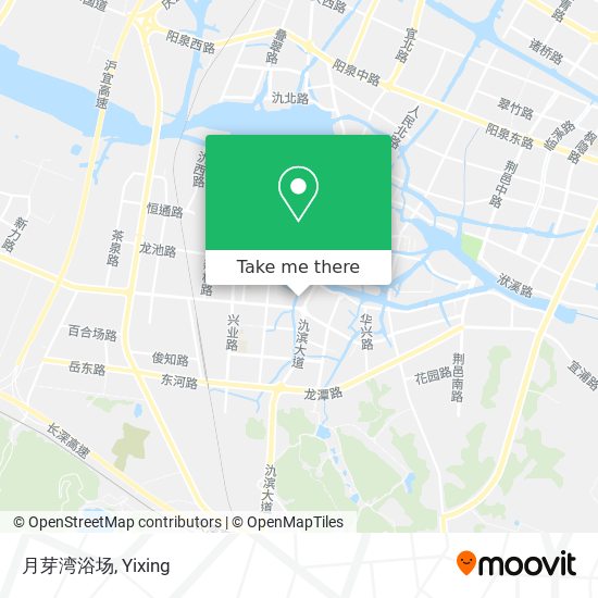 月芽湾浴场 map