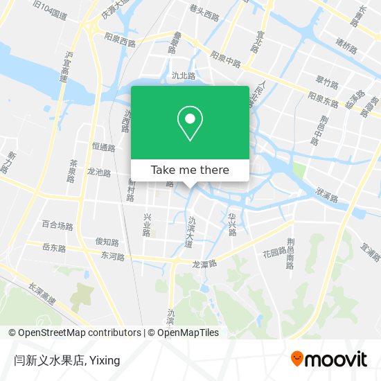 闫新义水果店 map