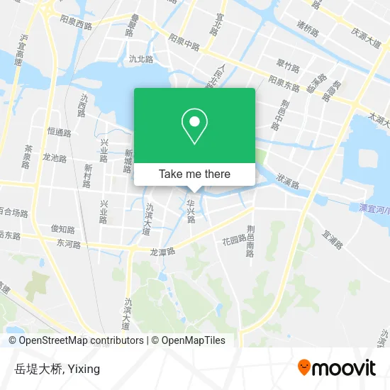 岳堤大桥 map
