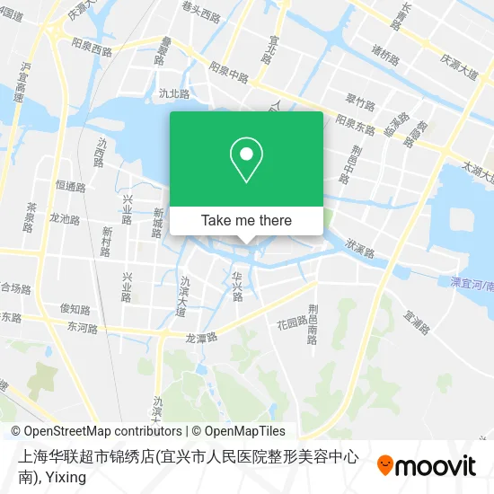上海华联超市锦绣店(宜兴市人民医院整形美容中心南) map