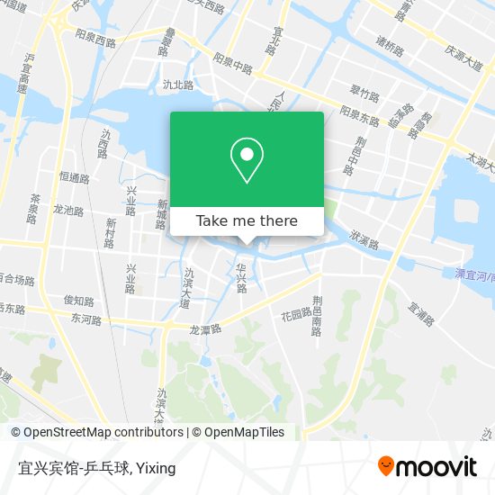 宜兴宾馆-乒乓球 map