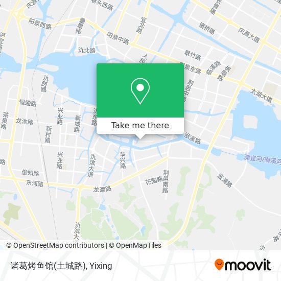 诸葛烤鱼馆(土城路) map