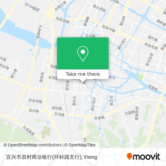 宜兴市农村商业银行(环科园支行) map