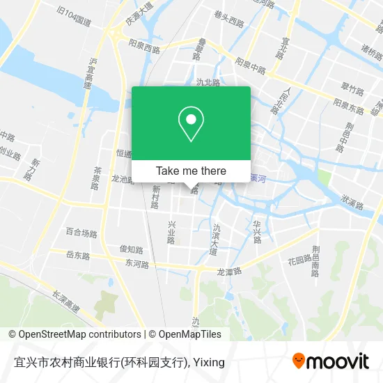 宜兴市农村商业银行(环科园支行) map