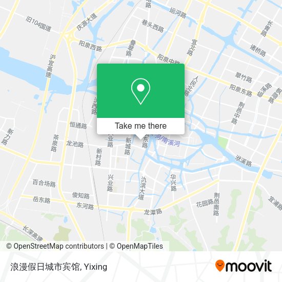 浪漫假日城市宾馆 map