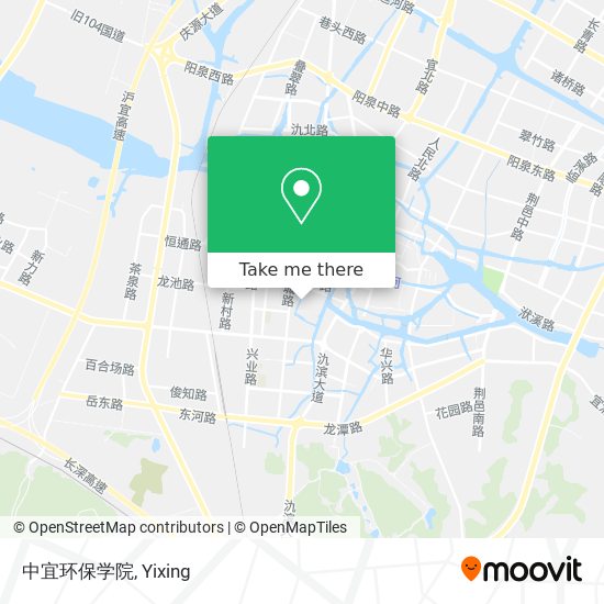 中宜环保学院 map
