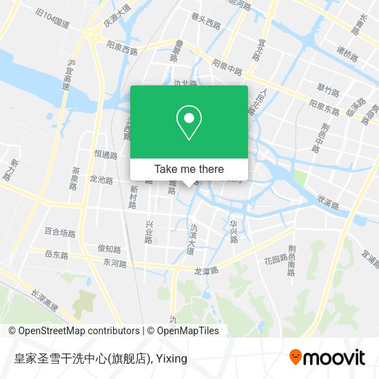 皇家圣雪干洗中心(旗舰店) map