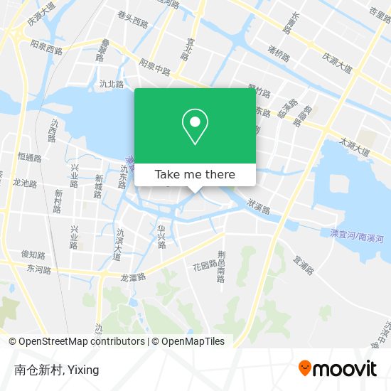 南仓新村 map