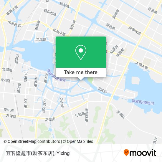 宜客隆超市(新茶东店) map