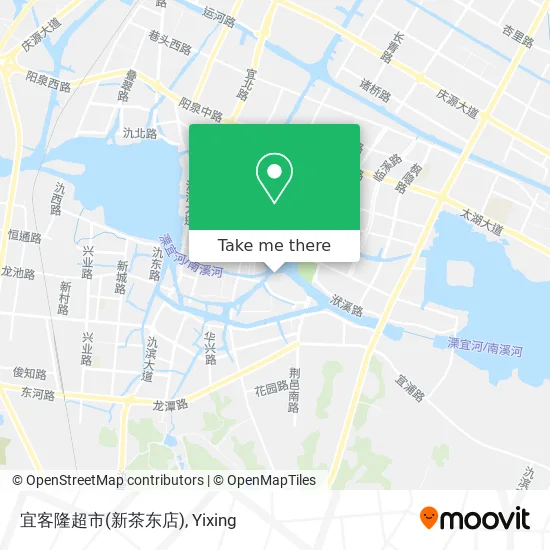 宜客隆超市(新茶东店) map