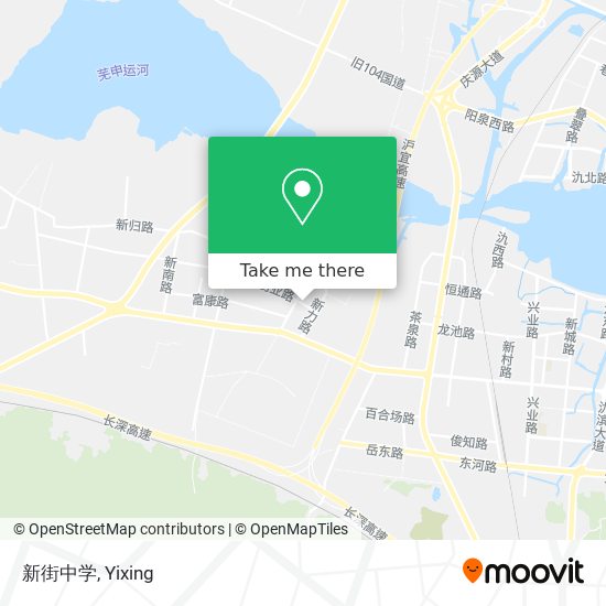 新街中学 map