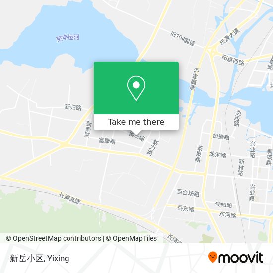 新岳小区 map