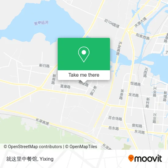 就这里中餐馆 map