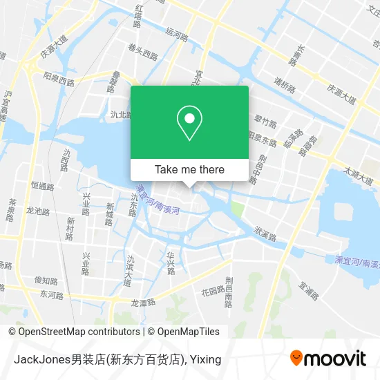 JackJones男装店(新东方百货店) map