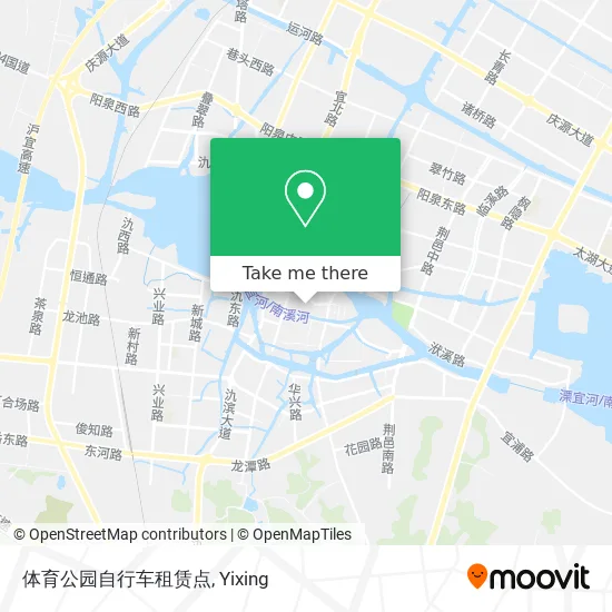 体育公园自行车租赁点 map