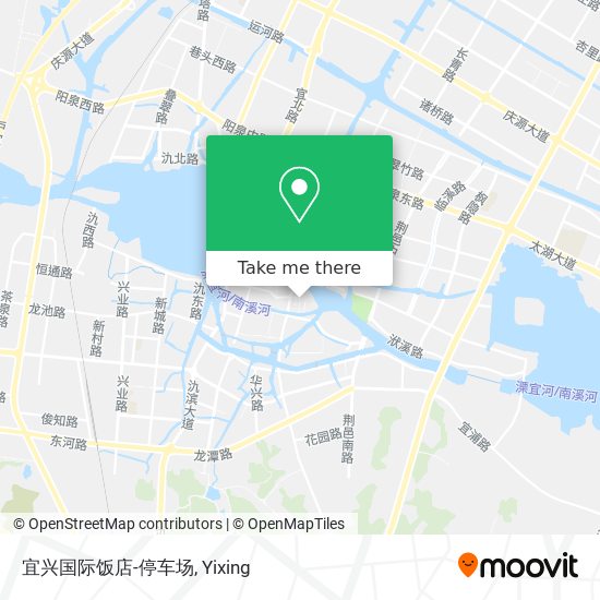 宜兴国际饭店-停车场 map