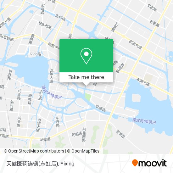 天健医药连锁(东虹店) map