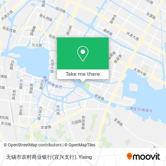 无锡市农村商业银行(宜兴支行) map
