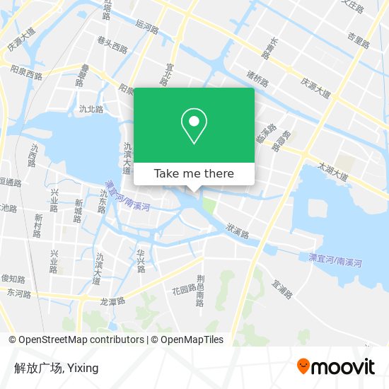 解放广场 map