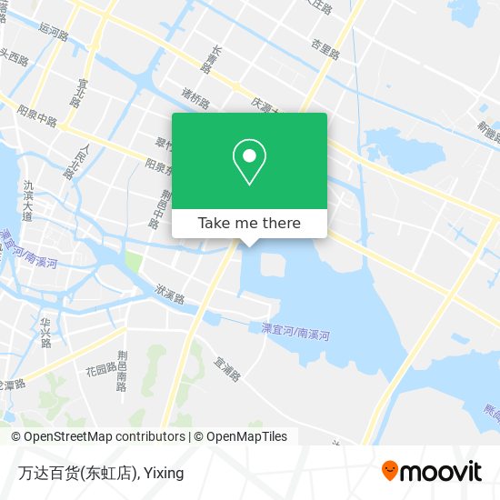 万达百货(东虹店) map