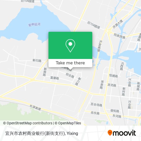 宜兴市农村商业银行(新街支行) map