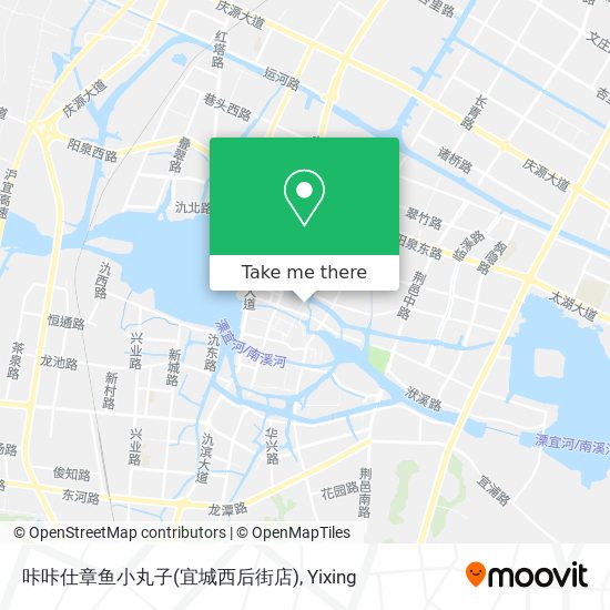 咔咔仕章鱼小丸子(宜城西后街店) map