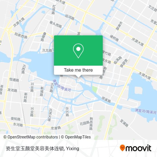 资生堂玉颜堂美容美体连锁 map