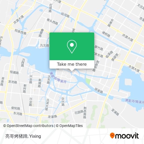亮哥烤猪蹄 map