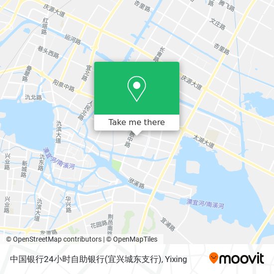 中国银行24小时自助银行(宜兴城东支行) map