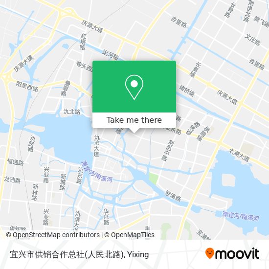 宜兴市供销合作总社(人民北路) map