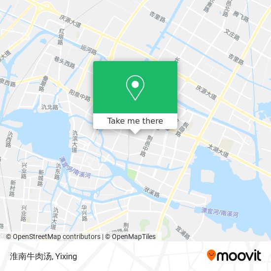 淮南牛肉汤 map