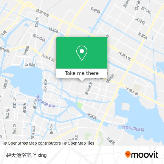 碧天池浴室 map