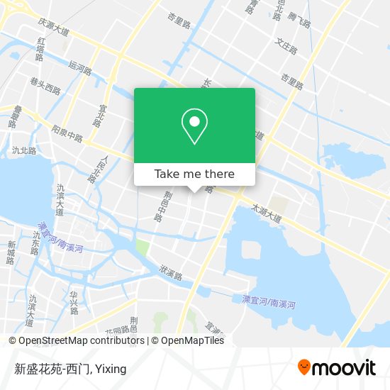新盛花苑-西门 map
