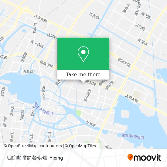 后院咖啡简餐烘焙 map